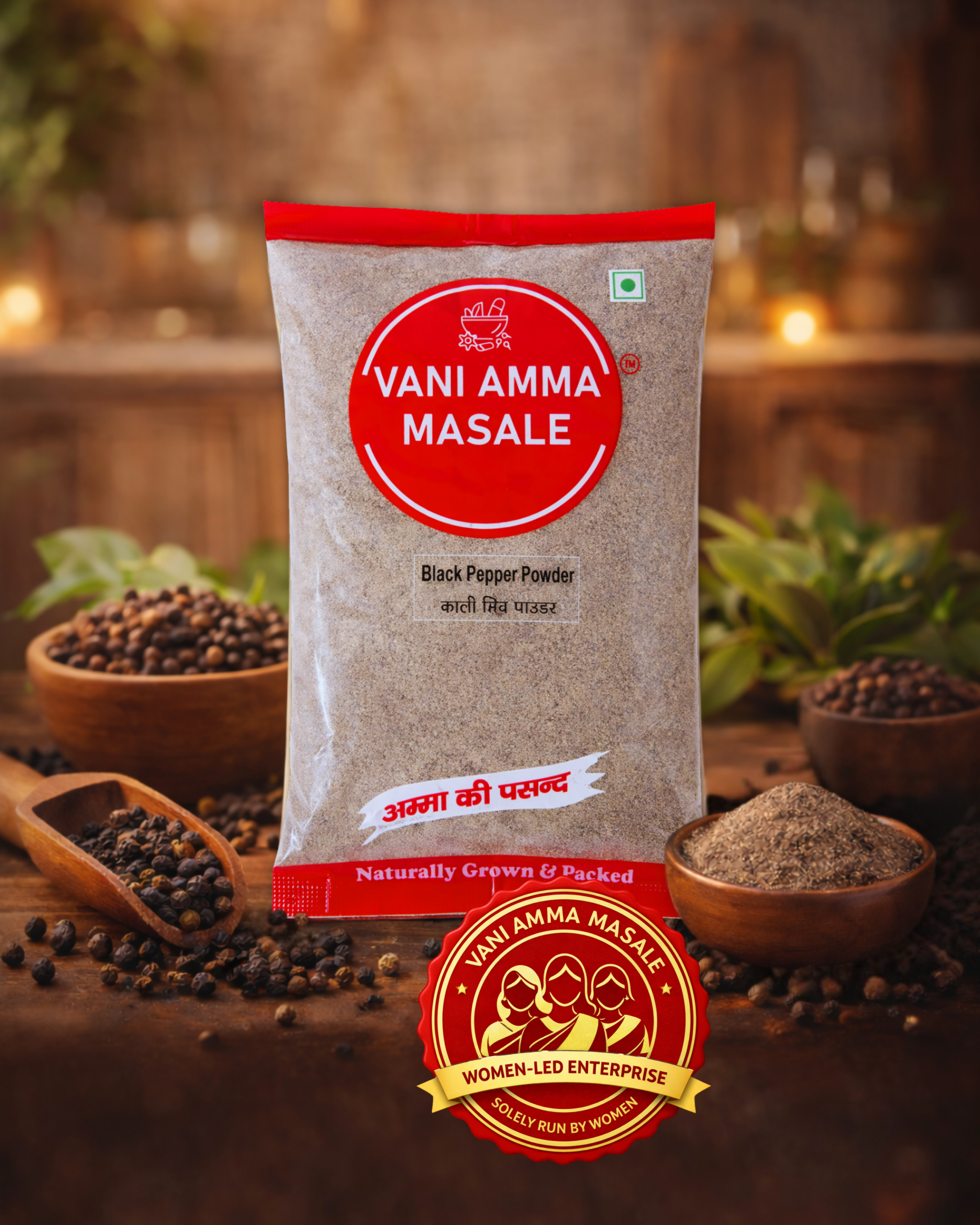 Premium Black Pepper Powder – Bold, Aromatic & Exceptionally Pure - Vani Amma Masale - Image 3