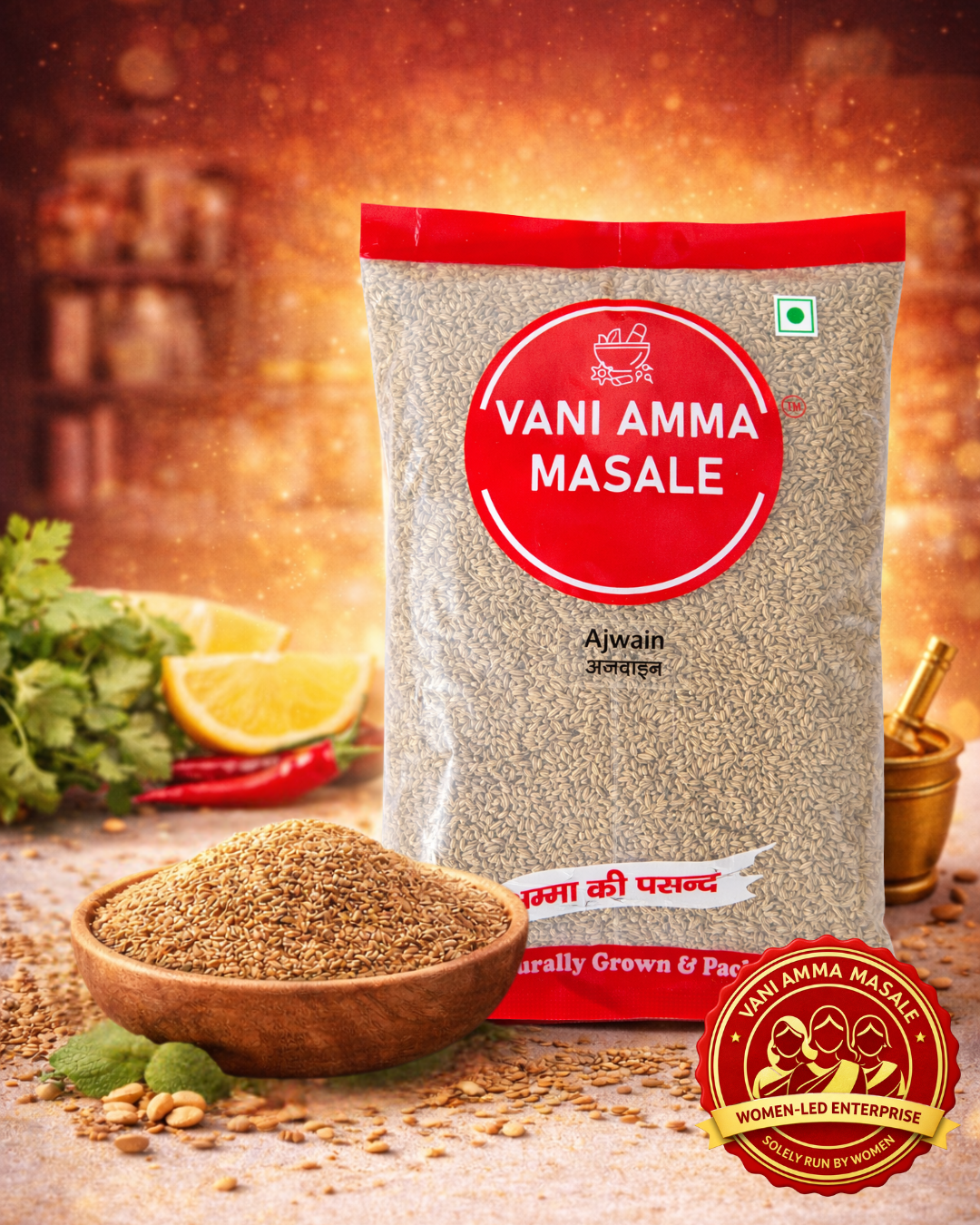 Vani Amma Masale Ajwain (Carom Seeds) – Premium Natural Spice - Image 3