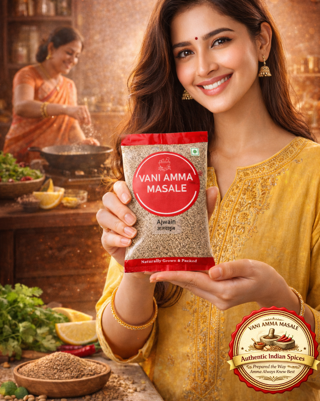 Vani Amma Masale Ajwain (Carom Seeds) – Premium Natural Spice - Image 4