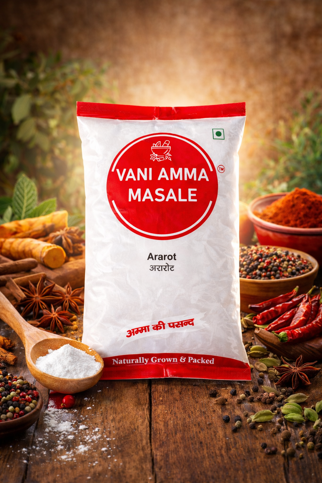Vani Amma Masale Ararot (Arrowroot Powder) – Premium Natural Thickening Powder - Image 4