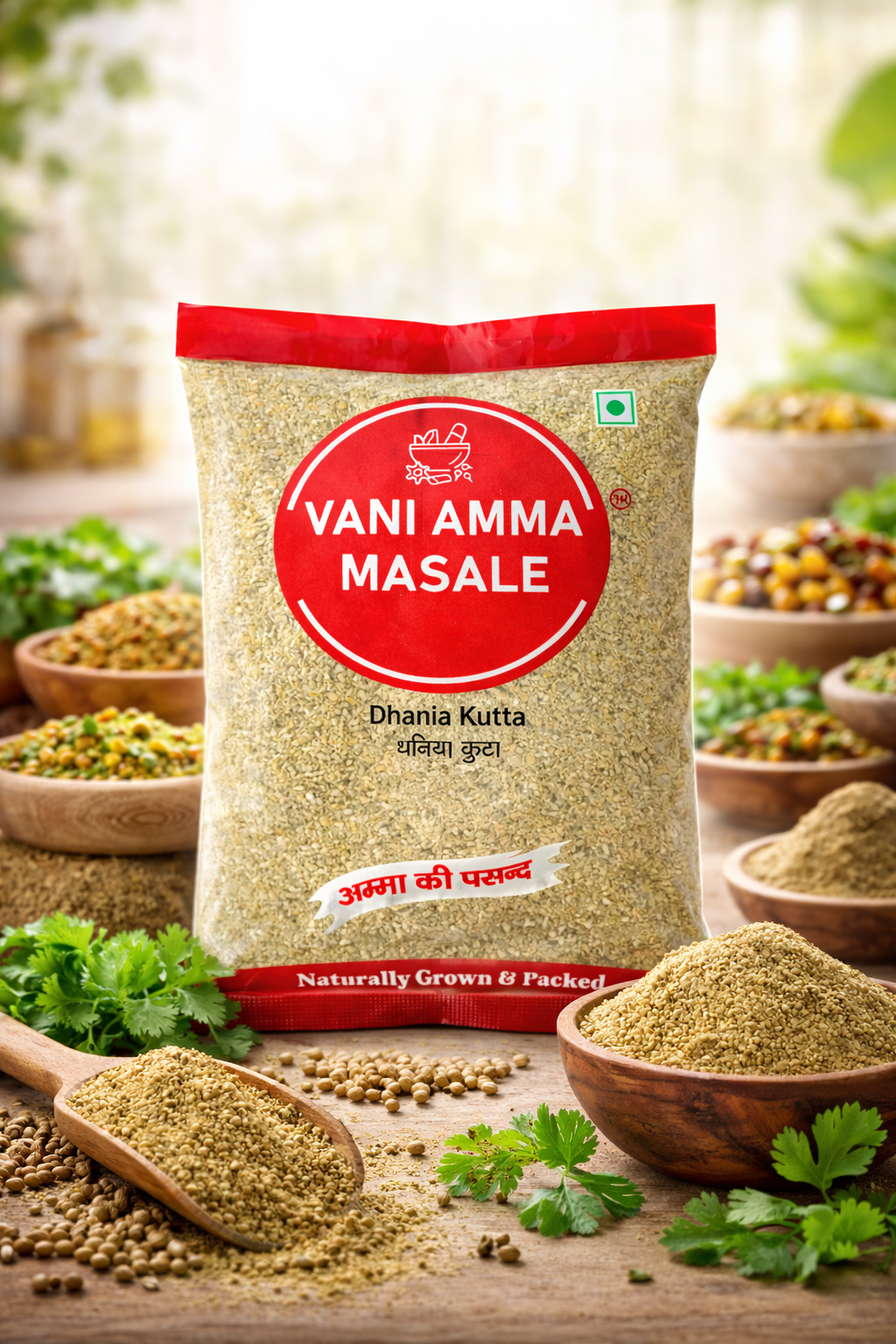 Vani Amma Masale Premium Dhaniya Kutta – Fresh Crush, Natural Aroma & Authentic Indian Warmth - Image 4